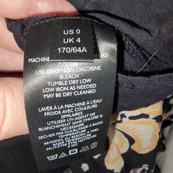 Free People End Of The Island Godet Floral Skirt size 0 - Picture 8 of 8